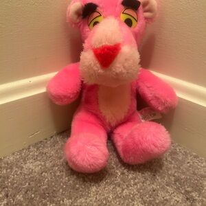 Vintage 1980’s Pink Panther Stuffed Animal Plush